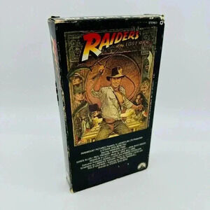 Vintage Indiana Jones Raiders of the Lost Ark VHS Movie #13176